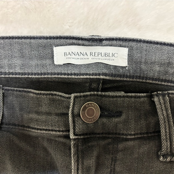 Banana Republic Grey Skinny Jeans 8 Petite - Picture 3 of 5